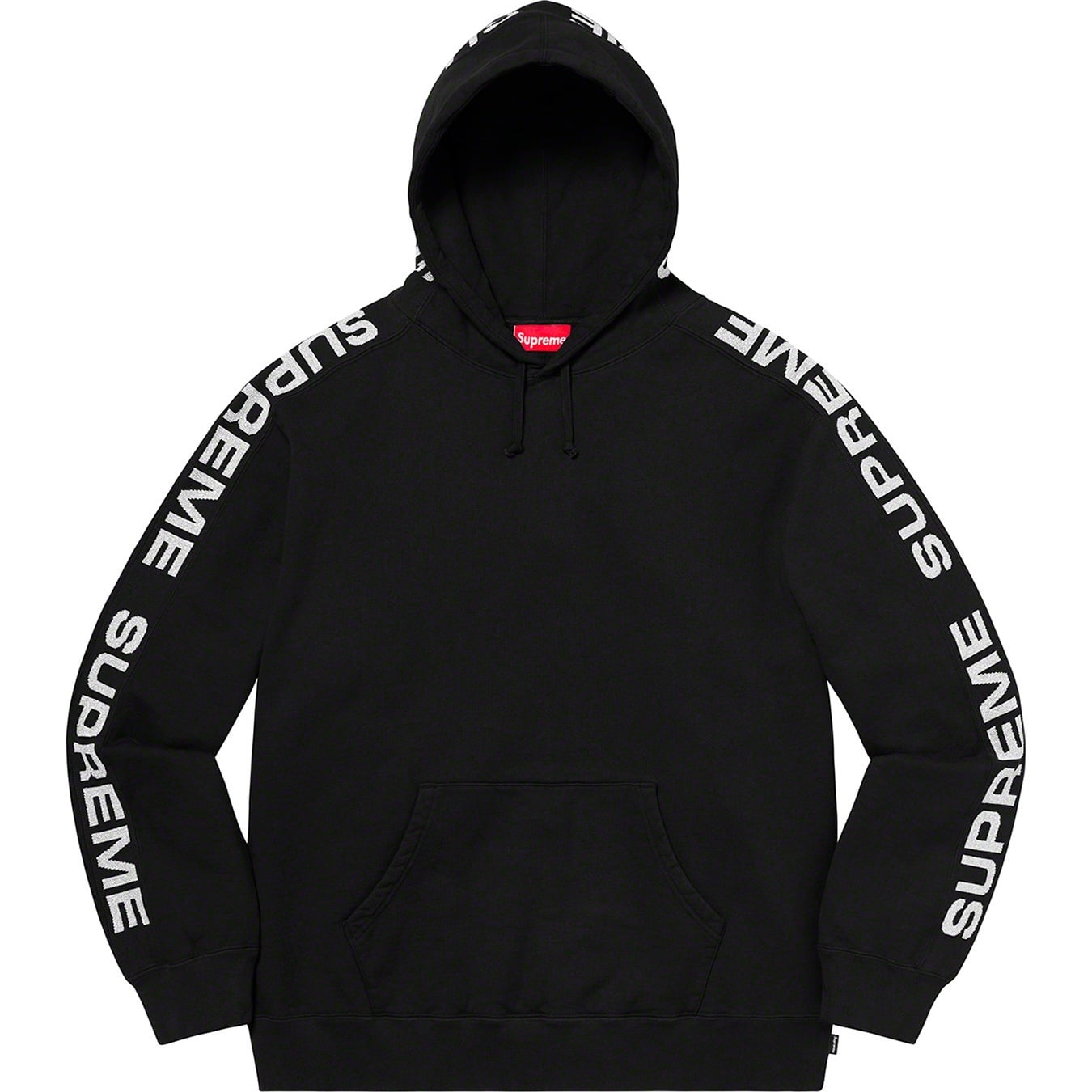 Metallic Rib Hooded Sweatshirt view 5